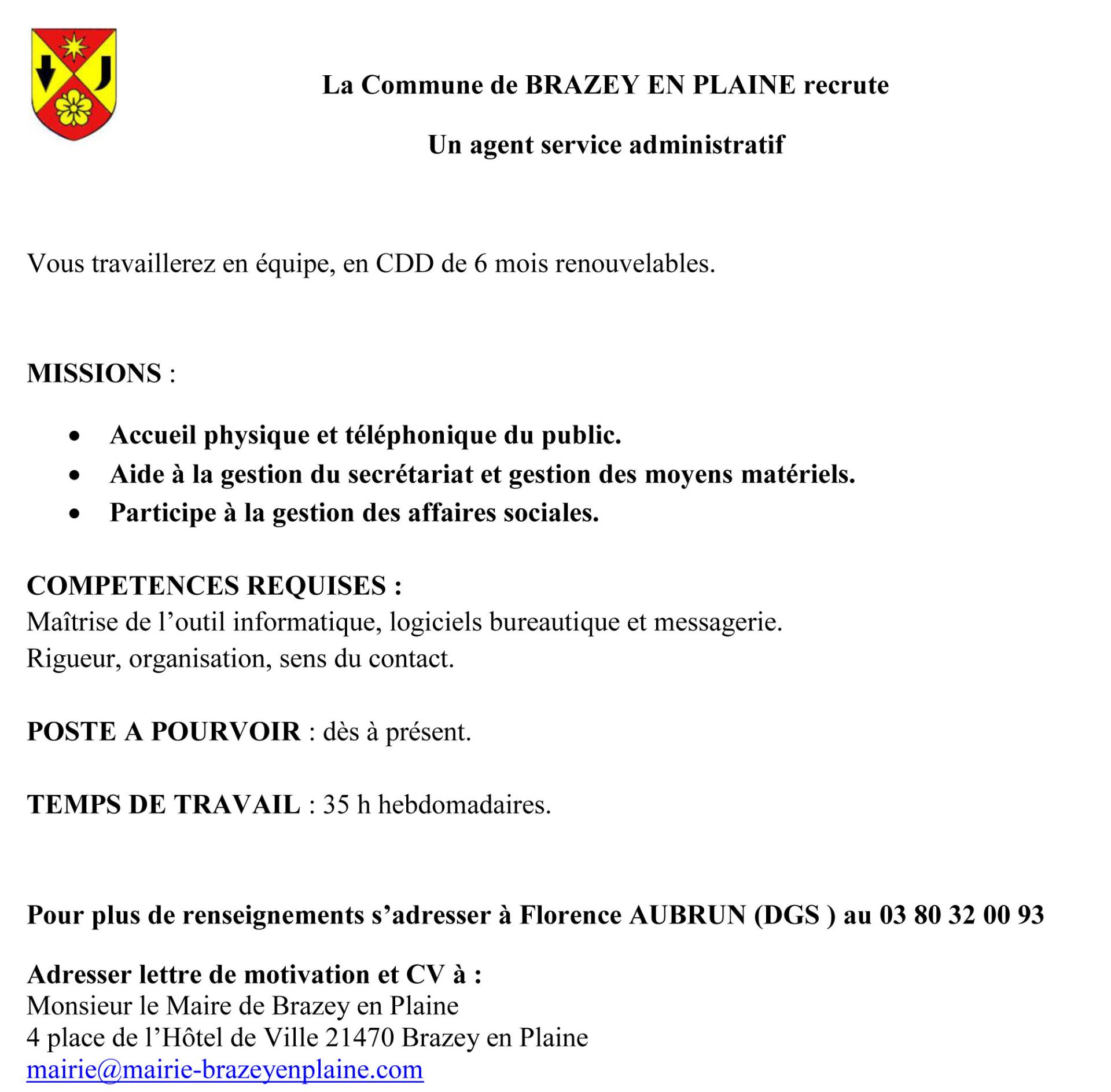 offre d'emploi